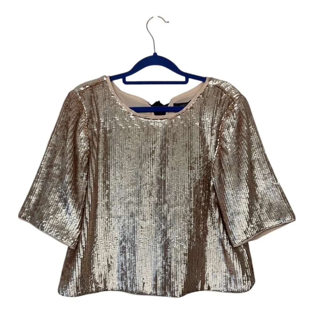 J. Crew‎ Bianca Sequin Tie-Back Top